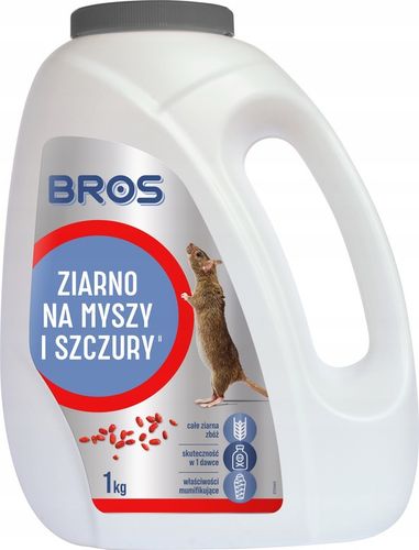 BROS Ziarno trutka na myszy i szczury 1 kg na Arena.pl