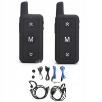 MINI KRÓTKOFALÓWKA RADIOTELEFON WALKIE TALKIE USB UHF LUB VHF 850 MAH