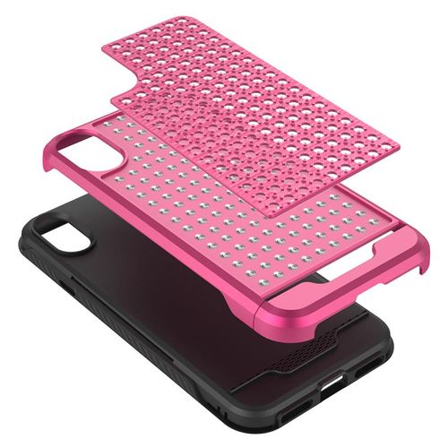 Etui do iPhone X (Pink/Black) na Arena.pl