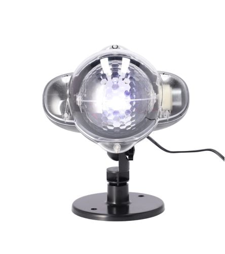 projektor led śnieżynki zimny biały pilot zewnętrzny dekoracja świąteczna na Arena.pl