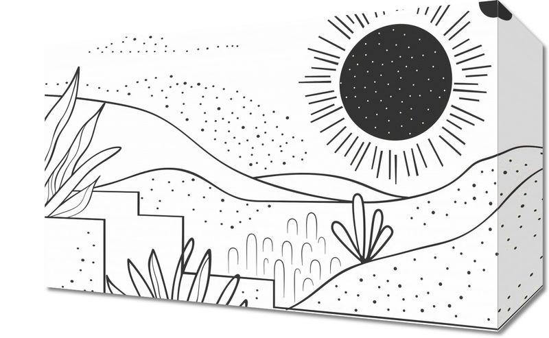 Obraz 30x20cm Linearny Pejzaż zdjęcie 1