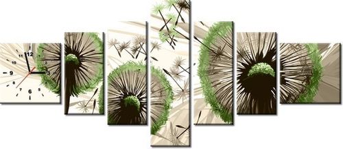 70CM 160CM ZEGAR 7 ELEME DMUCHAWCE ZIELENI DRUK OBRAZ na Arena.pl