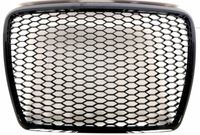 AUDI A6 C6 08- ATRAPA KRATA GRILL CZARNA BŁYSK RS