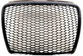 AUDI A6 C6 08- ATRAPA KRATA GRILL CZARNA BŁYSK RS