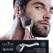 GLOVIS Roller Masażer 0.5 Porost Zagęszczanie Włosów Brody Derma Wałek Top