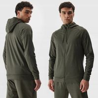 4F BLUZA MĘSKA TRENINGOWA Z KAPTUREM ROZPINANA L