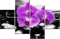 120CM 80CM ZEGAR 4 ELEM OSTOJA PIĘKNA OBRAZ ŚCIENNY