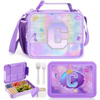 Śniadaniówka Lunchbox dla Dziewczynki Zestaw Torba do Szkoły 6 Przegródek