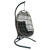 FOTEL WISZĄCY KARI POLIRATTANOWY