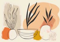 Plakat 66,5x46,5cm Szkice Botaniczne