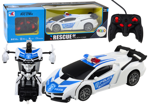 ND24_20255 Samochod R/C Policyjny 2w1 Auto Robot na Arena.pl
