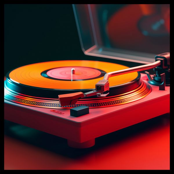 Plakat 60x60cm Retro Granie zdjęcie 2