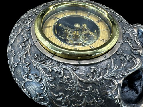 STEAMPUNK WISZĄCY ZEGAR CZASZKA VERONESE (WU77266A4) na Arena.pl