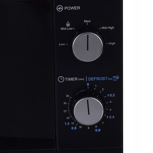 Kuchenka mikrofalowa wolnostojąca SHARP 800W 20L czarna na Arena.pl