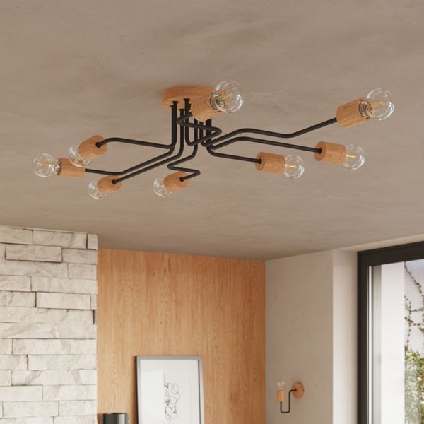 Żyrandol TIMBO 8 czarny zdjęcie 11