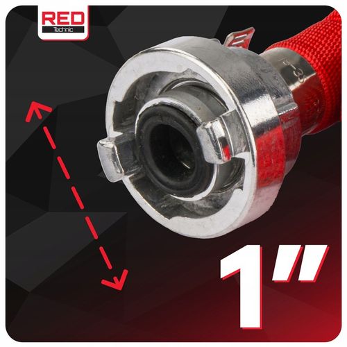 WĄŻ STRAŻACKI PARCIANY DO WODY SZAMBA SZYBKOZŁĄCZKA 1" 30 M 8 BAR na Arena.pl