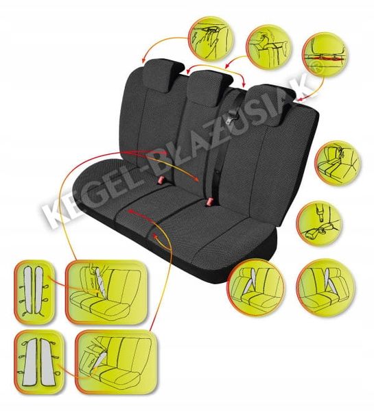 POKROWCE KOMPLET TOYOTA URBAN CRUISER zdjęcie 6