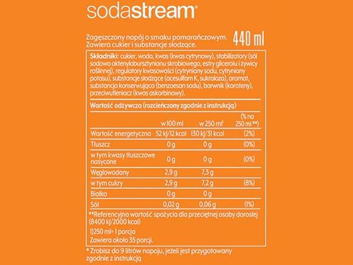 Syrop smakowy do wody do saturator SodaStream Pepsi, Mirinda, 7up 3x440ml na Arena.pl