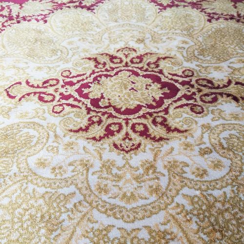 Dywan Ekskluzywny Qum Silk 02 Red 160 x 230 cm czerwony na Arena.pl