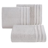 Ręcznik frotte z bordiurą SAMMY 50X90 srebrny