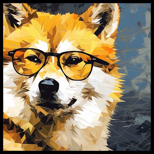 Plakat 70x70cm Intelektualny Psiak na Arena.pl