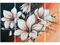 OBRAZ MAGNOLIA SUNSET KWIATY ZACHÓD SŁOŃCA