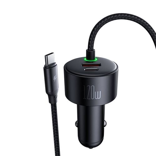 Ładowarka samochodowa Mcdodo CC-0370, USB-C, Lightning, 120W, chowane kable na Arena.pl