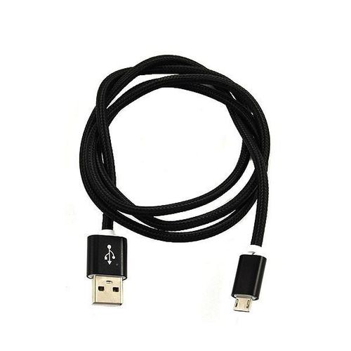 Vega micro USB cable nylon 2A black strong - material na Arena.pl