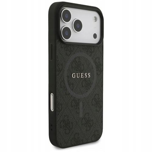 Etui GUESS 4G Ring Classic Logo MagSafe do iPhone 17 Pro Max Czarny na Arena.pl