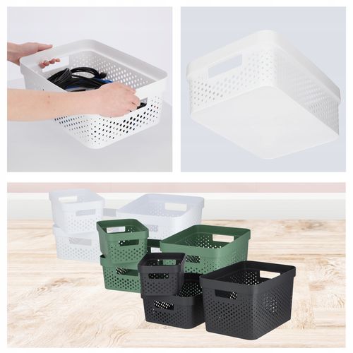 Curver Pojemnik Pudełko Ażurowe Eko 11 L Biały na Arena.pl