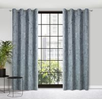 Zasłona gotowa na przelotkach WERA 140x250 Eurofirany grafitowa