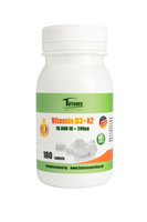 Futures Witamin D3 10000 IU + K2 MK-7 200µg 180 tabletek – odporność, kości