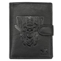 Portfel męski skórzany TCC 5601B-2 RFID Czarny