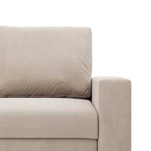 Narożnik do salonu, BLOM, velvet, 231x140x92 cm, beżowy na Arena.pl