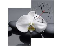 60X60CM ZEGAR BIAŁY STORCZYK OBRAZ DREWNO ŚCIAN KWADRAT