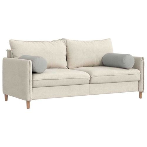 Poduszki Wałkowe 2 pcs Jasnoszary Ø 25 x 70 cm na Arena.pl