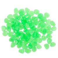 tg67713-3 kamienie świecące fluorescencyjne kamyki 100szt zielone