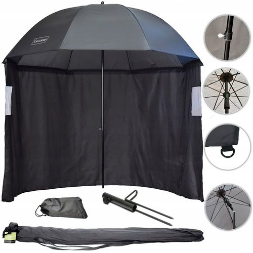 PARASOL WĘDKARSKI WODOSZCZELNY 220 cm PLUS UCHWYT na Arena.pl
