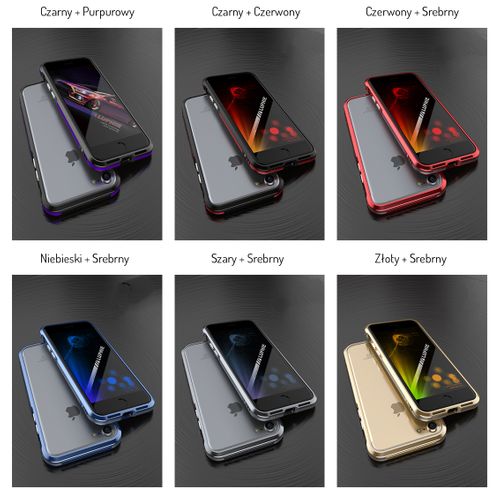 Etui LUPHIE BUMPER SWORD iPhone 7/8 Plus + SZKŁO na Arena.pl