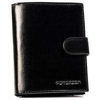 Pojemny portfel skórzany męski PETERSON prawdziwa skóra ochrona STOP RFID