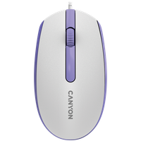 canyon mysz przewodowa m-10 biało - lawendowa