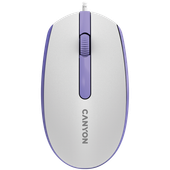 canyon mysz przewodowa m-10 biało - lawendowa