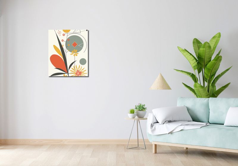 Obraz 50x60cm Geometryczny Ogród zdjęcie 2