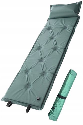 MATA SAMOPOMPUJĄCA Z PODUSZKĄ SPORTVIDA MATERAC KARIMATA TURYSTYCZNA na Arena.pl