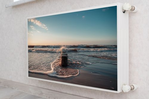 MATA Magnetyczna Na Kaloryfer Fale Morze Pejzaż 110cm x 60cm na Arena.pl