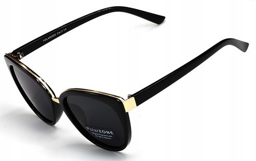 OKULARY PRZECIWSŁONECZNE DAMSKIE POLARYZACYJNE filtr UV 400 modne kocie na Arena.pl