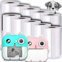 DRUKUŚ DRUKARKA APARAT NATYCHMIASTOWY FOTOGRAFICZNY MINI TERMICZNA +13ROLKI