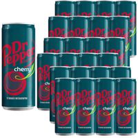Dr Pepper Cherry Napój gazowany o smaku wiśniowym 330 ml x 24 sztuki