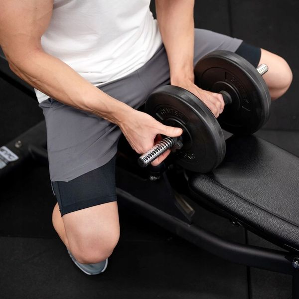 GRYF OLIMPIJSKI KRÓTKI PROSTY 40CM GYMTEK zdjęcie 7