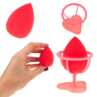 TG56456 GĄBKA DO MAKIJAŻU + STOJAK NA GĄBKI BLENDER ZESTAW